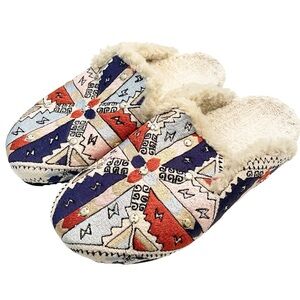 Free People Multicolor Patterned Mules